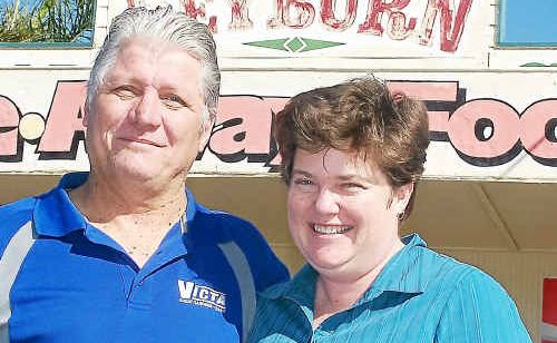 Owners of Leyburn’s only store Tim and Meg Ault. Owners of Leyburn’s only store Tim and Meg Ault.